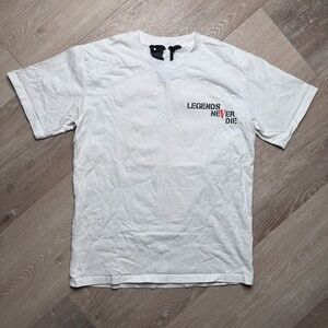 VLONE ‘Legends Never Die’ Men’s Shirt Size Small White